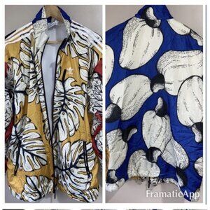 Adidas Originals x FARM Rio Palm Leaf SST Track Jacket Size XS Windbreaker Zip U